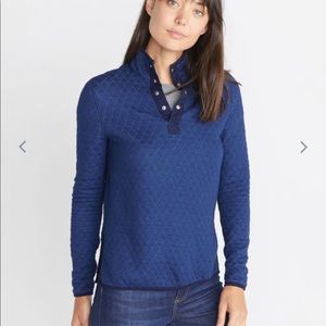 Marine Layer Lady Corbet Pullover in Indigo